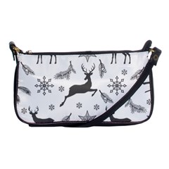 Gray-christmas-element-background-f4f0c9d44b5bbf0cb59e1f7f8d159344 Shoulder Clutch Bag