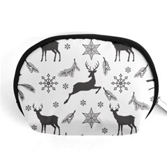 Gray-christmas-element-background-f4f0c9d44b5bbf0cb59e1f7f8d159344 Accessory Pouch (Medium)