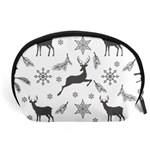 Gray-christmas-element-background-f4f0c9d44b5bbf0cb59e1f7f8d159344 Accessory Pouch (Large) Front