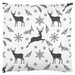 Gray-christmas-element-background-f4f0c9d44b5bbf0cb59e1f7f8d159344 Standard Premium Plush Fleece Cushion Case (One Side)