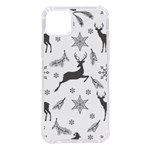 Gray-christmas-element-background-f4f0c9d44b5bbf0cb59e1f7f8d159344 iPhone 14 Plus TPU UV Print Case Front