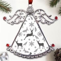 Gray-christmas-element-background-f4f0c9d44b5bbf0cb59e1f7f8d159344 Metal Angel with Crystal Ornament