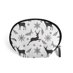 Gray-christmas-element-background-f4f0c9d44b5bbf0cb59e1f7f8d159344 Accessory Pouch (small) by saad11