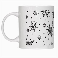 Snowflake-icon-vector-christmas-seamless-background-531ed32d02319f9f1bce1dc6587194eb White Mug by saad11