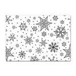 Snowflake-icon-vector-christmas-seamless-background-531ed32d02319f9f1bce1dc6587194eb Sticker A4 (10 pack) Front