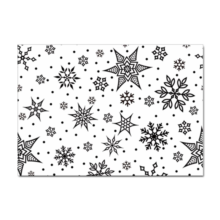 Snowflake-icon-vector-christmas-seamless-background-531ed32d02319f9f1bce1dc6587194eb Sticker A4 (10 pack)