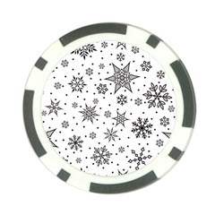 Snowflake-icon-vector-christmas-seamless-background-531ed32d02319f9f1bce1dc6587194eb Poker Chip Card Guard by saad11