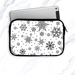 Snowflake-icon-vector-christmas-seamless-background-531ed32d02319f9f1bce1dc6587194eb Apple Ipad Mini Zipper Cases by saad11