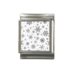 Snowflake-icon-vector-christmas-seamless-background-531ed32d02319f9f1bce1dc6587194eb Italian Charm (13mm) by saad11