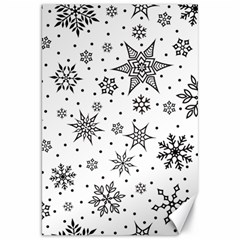 Snowflake-icon-vector-christmas-seamless-background-531ed32d02319f9f1bce1dc6587194eb Canvas 20  X 30  by saad11