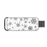 Snowflake-icon-vector-christmas-seamless-background-531ed32d02319f9f1bce1dc6587194eb Portable USB Flash (One Side) Front