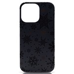 Snowflake-icon-vector-christmas-seamless-background-531ed32d02319f9f1bce1dc6587194eb iPhone 14 Pro Max Black UV Print Case Front