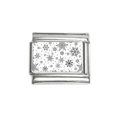 Snowflake-icon-vector-christmas-seamless-background-531ed32d02319f9f1bce1dc6587194eb Italian Charm (9mm) by saad11