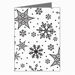 Snowflake-icon-vector-christmas-seamless-background-531ed32d02319f9f1bce1dc6587194eb Greeting Card by saad11