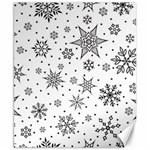 Snowflake-icon-vector-christmas-seamless-background-531ed32d02319f9f1bce1dc6587194eb Canvas 8  x 10  8.15 x9.66  Canvas - 1