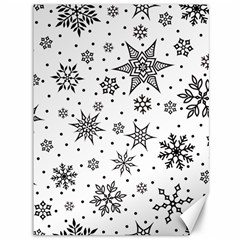 Snowflake-icon-vector-christmas-seamless-background-531ed32d02319f9f1bce1dc6587194eb Canvas 36  X 48  by saad11