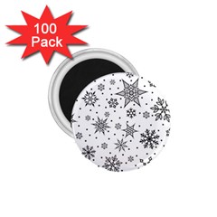 Snowflake-icon-vector-christmas-seamless-background-531ed32d02319f9f1bce1dc6587194eb 1 75  Magnets (100 Pack)  by saad11