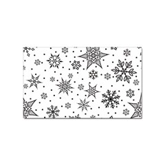 Snowflake-icon-vector-christmas-seamless-background-531ed32d02319f9f1bce1dc6587194eb Sticker (rectangular) by saad11