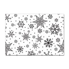 Snowflake-icon-vector-christmas-seamless-background-531ed32d02319f9f1bce1dc6587194eb Sticker A4 (100 Pack) by saad11