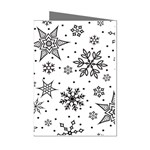 Snowflake-icon-vector-christmas-seamless-background-531ed32d02319f9f1bce1dc6587194eb Mini Greeting Cards (Pkg of 8) Left