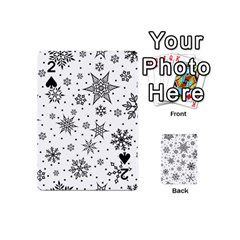 Snowflake-icon-vector-christmas-seamless-background-531ed32d02319f9f1bce1dc6587194eb Playing Cards 54 Designs (mini) by saad11