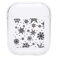 Snowflake-icon-vector-christmas-seamless-background-531ed32d02319f9f1bce1dc6587194eb Hard Pc Airpods 1/2 Case by saad11