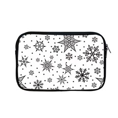 Snowflake-icon-vector-christmas-seamless-background-531ed32d02319f9f1bce1dc6587194eb Apple Macbook Pro 13  Zipper Case by saad11