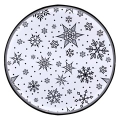 Snowflake-icon-vector-christmas-seamless-background-531ed32d02319f9f1bce1dc6587194eb Wireless Fast Charger(black) by saad11