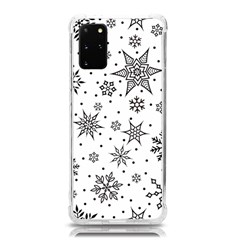 Snowflake-icon-vector-christmas-seamless-background-531ed32d02319f9f1bce1dc6587194eb Samsung Galaxy S20plus 6 7 Inch Tpu Uv Case by saad11