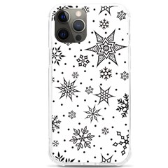 Snowflake-icon-vector-christmas-seamless-background-531ed32d02319f9f1bce1dc6587194eb Iphone 12 Pro Max Tpu Uv Print Case by saad11