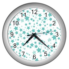 Cartoon-stars-pictures-basemap-ae0c014bb4b03de3e34b4954f53b07a1 Wall Clock (silver) by saad11