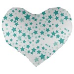 Cartoon-stars-pictures-basemap-ae0c014bb4b03de3e34b4954f53b07a1 Large 19  Premium Flano Heart Shape Cushions Back