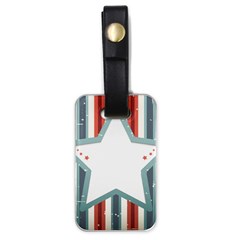 Star-decorative-embellishment-6aa070a89baeccaaaca156bbe13c325f Luggage Tag (one Side) by saad11