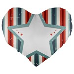 Star-decorative-embellishment-6aa070a89baeccaaaca156bbe13c325f Large 19  Premium Heart Shape Cushions Back