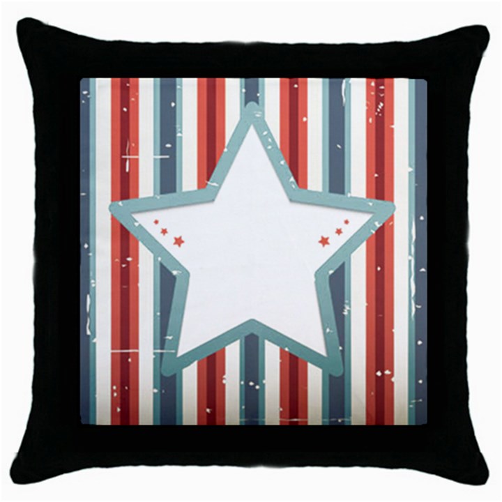 Star-decorative-embellishment-6aa070a89baeccaaaca156bbe13c325f Throw Pillow Case (Black)