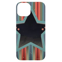 Star-decorative-embellishment-6aa070a89baeccaaaca156bbe13c325f Iphone 14 Black Uv Print Case by saad11