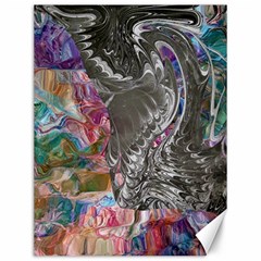 Wing On Abstract Delta Canvas 12  X 16  by kaleidomarblingart