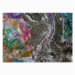 Wing On Abstract Delta Large Glasses Cloth (2 Sides) by kaleidomarblingart