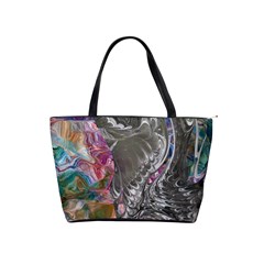 Wing On Abstract Delta Classic Shoulder Handbag by kaleidomarblingart