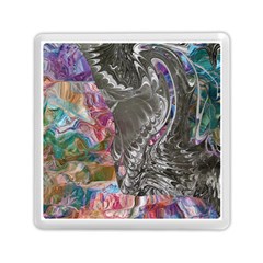 Wing On Abstract Delta Memory Card Reader (square) by kaleidomarblingart