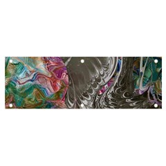 Wing On Abstract Delta Banner And Sign 6  X 2  by kaleidomarblingart