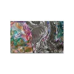 Wing On Abstract Delta Sticker (rectangular) by kaleidomarblingart