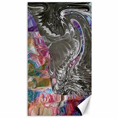 Wing On Abstract Delta Canvas 40  X 72  by kaleidomarblingart