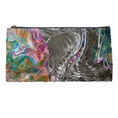 Wing On Abstract Delta Pencil Case by kaleidomarblingart