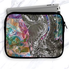 Wing On Abstract Delta Apple Ipad 2/3/4 Zipper Cases by kaleidomarblingart