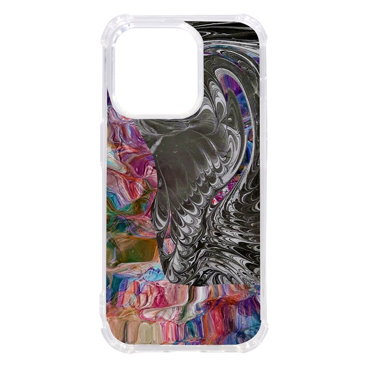 Wing on abstract delta iPhone 14 Pro TPU UV Print Case