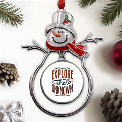 Converted 658874a40f807-removebg-preview (1) (2) (1) (1) (1) Metal Snowman Ornament by zenithprint