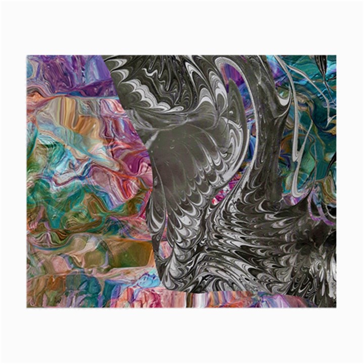 Wing on abstract delta Small Glasses Cloth