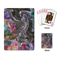 Wing On Abstract Delta Playing Cards Single Design (rectangle) by kaleidomarblingart