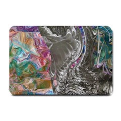 Wing On Abstract Delta Small Doormat by kaleidomarblingart